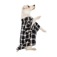 plaid flannel dog shirt