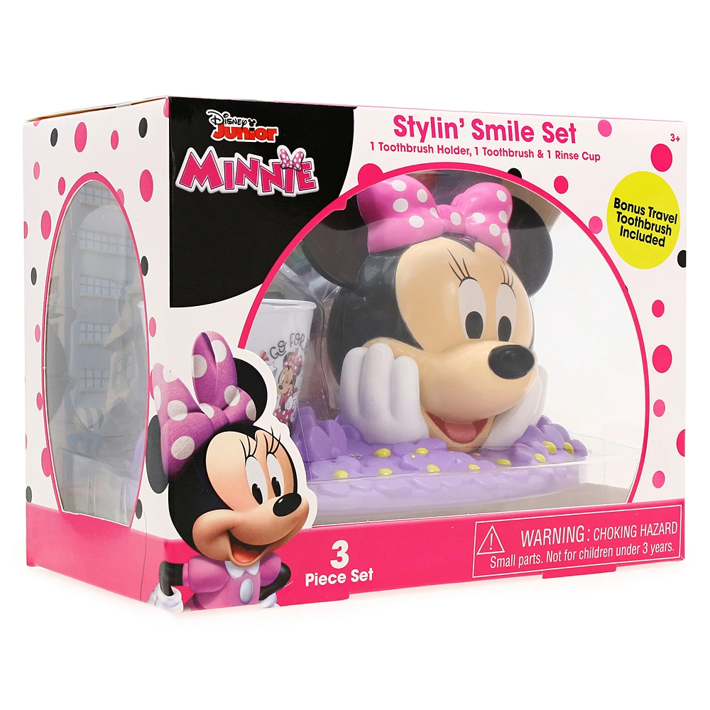 disney junior© minnie™ stylin' smile toothbrush set