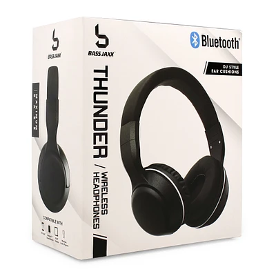 thunder bluetooth® wireless headphones - black