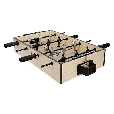 five oak™ wooden tabletop foosball game 20in x 12in
