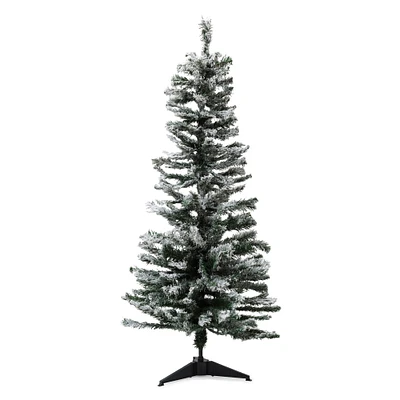 4ft flocked artificial christmas tree