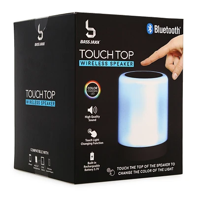 touch top color-changing LED light bluetooth® speaker