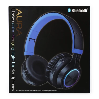 wireless color change LED bluetooth® headphones