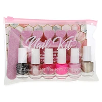 10-piece nail kit with nail polish & accessories