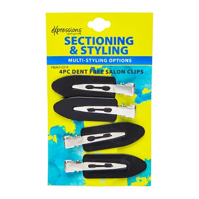 sectioning salon hair clips 4-pack
