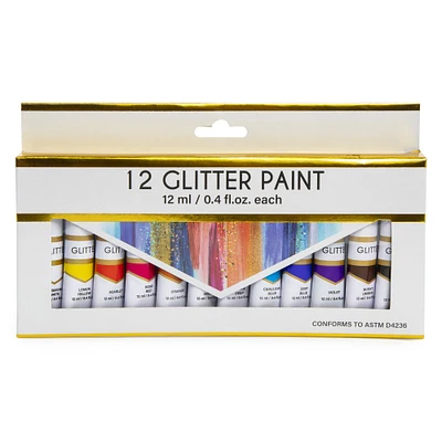 glitter paint 12-count