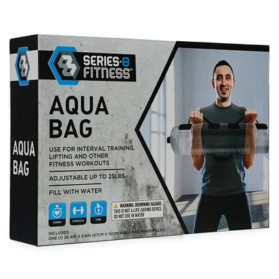 series-8 fitness™ aqua bag water weight, up to 25lbs