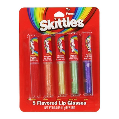 skittles® flavored lip gloss 5-pack