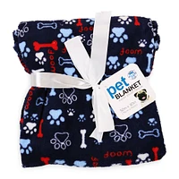 super plush fleece pet blanket 30in x