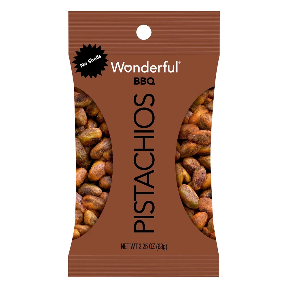 wonderful® bbq pistachios no shells 2.25oz