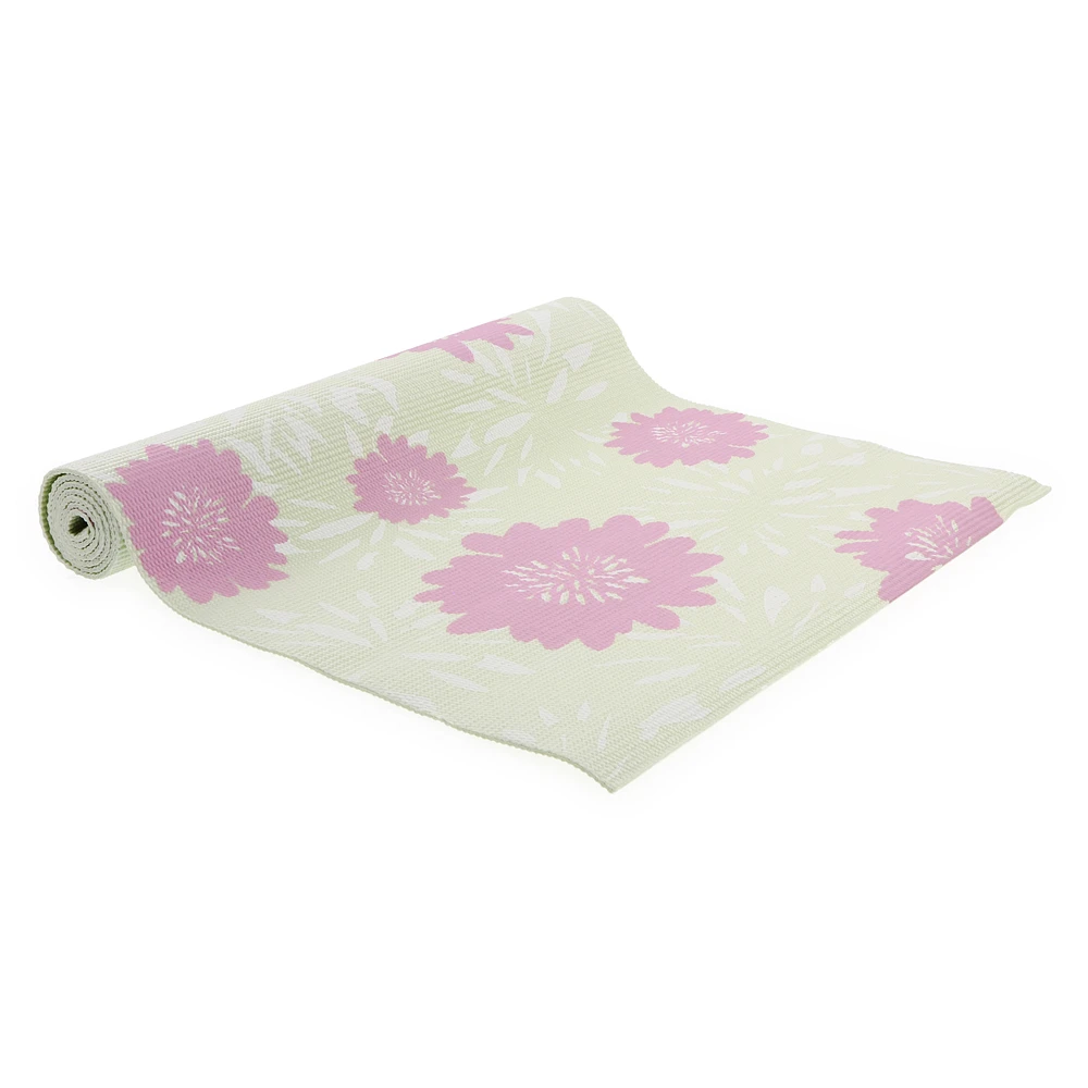 series-8 fitness™ peonies yoga mat 68in x 24in