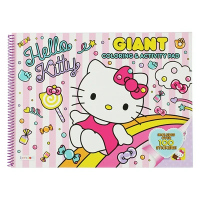 hello kitty® giant coloring & activity pad with 100+ stickers