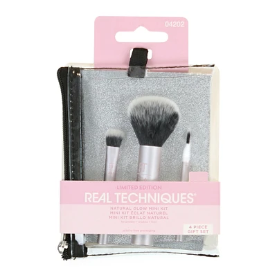 real techniques® natural glow makeup brush mini kit