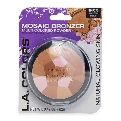 l.a. colors® mosaic bronzer powder - sun-kissed bronze