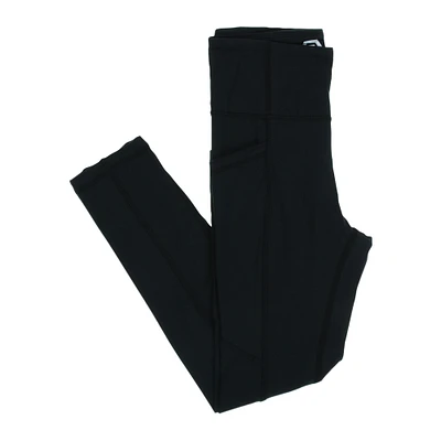 gray high waist active leggings with pockets