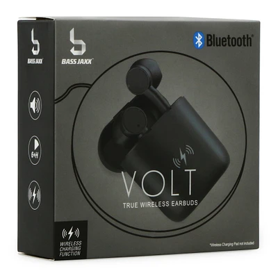 volt bluetooth® true wireless earbuds with charging compatible case