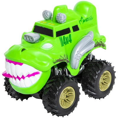 monzoo monster machines friction-powered toy trucks
