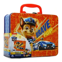 paw patrol the movie™ 24-piece puzzle & tin storage box