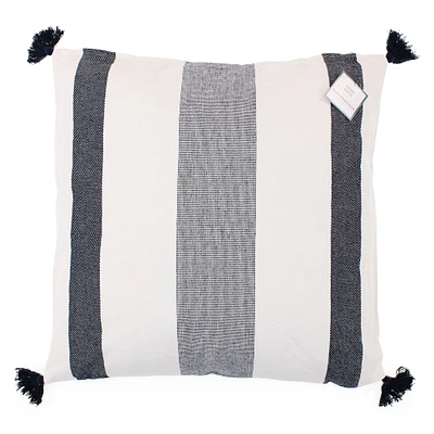 extra-large woven throw pillow 24in x