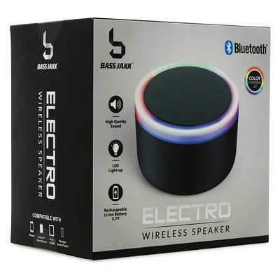 electro bluetooth® speaker with color-changing LED lights