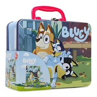 bluey™ 24-piece puzzle & tin storage box