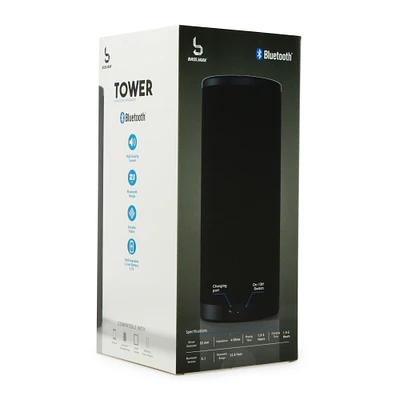 wireless bluetooth® tower speaker - white