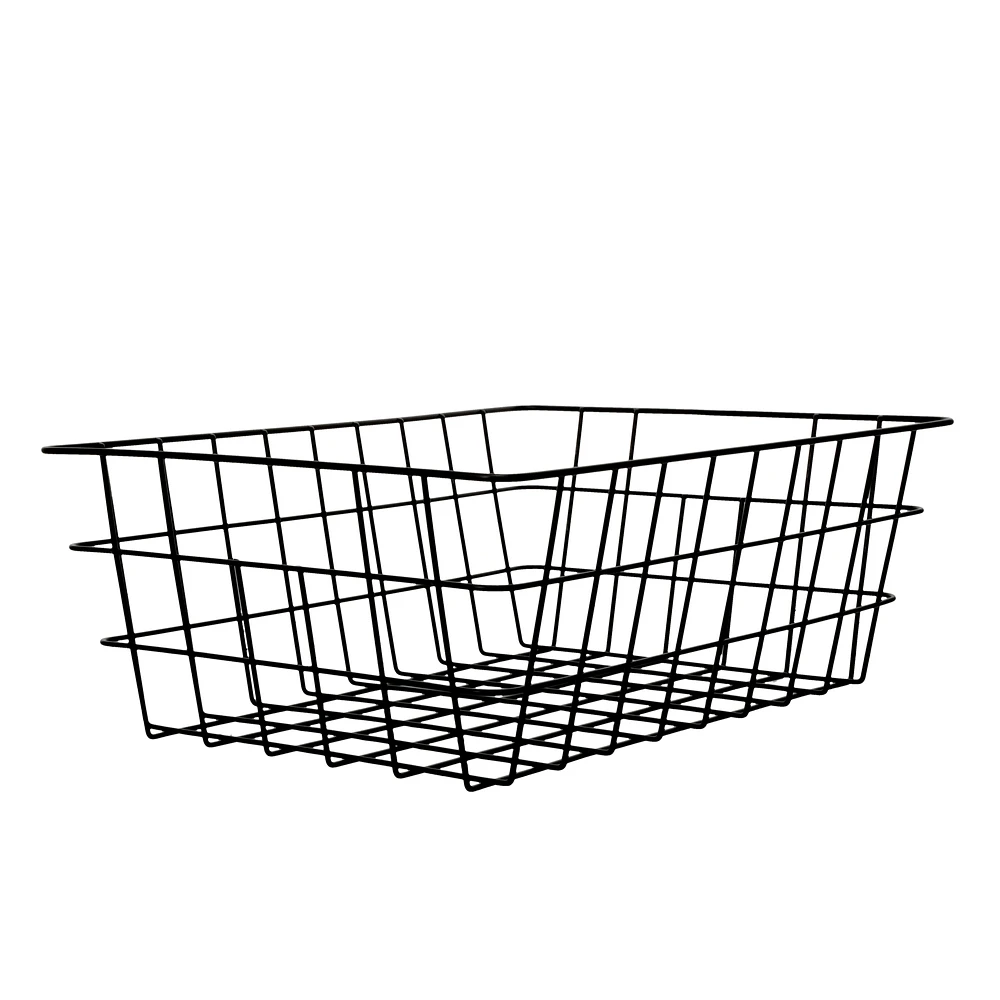 large wire storage basket 14in x 10in