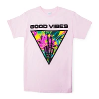 skeleton 'good vibes' graphic tee