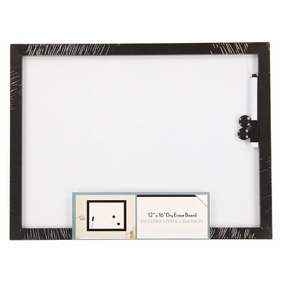 framed dry erase board 8in x 11in
