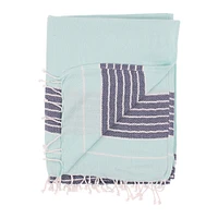 stripe turkish throw blanket 60in x 72in