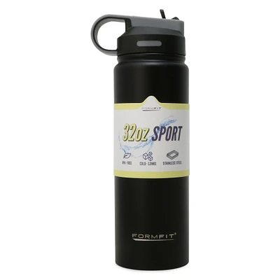 Formfit™ Stainless Steel Sport Water Bottle 32oz