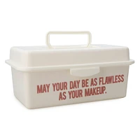 storage box with organizer tray 9.6in