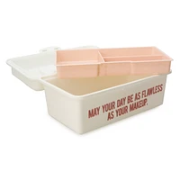 storage box with organizer tray 9.6in