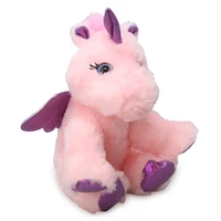 sitting unicorn stuffed animal 8.5in