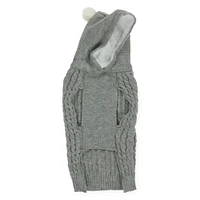 sherpa hoodie dog sweater