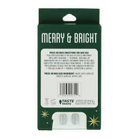 merry & bright press-on nails 18-piece set