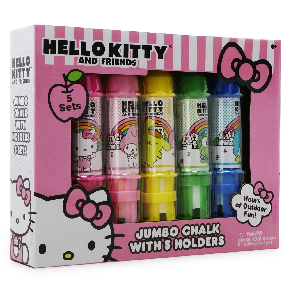 hello kitty® jumbo chalk with holders set