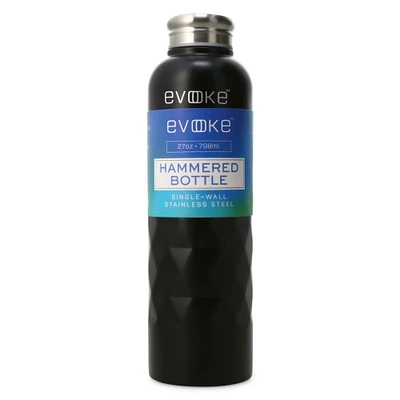 Evoke™ Hammered Stainless Steel Water Bottle 27oz