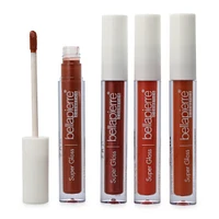 bella pierre® super gloss quad 4-piece color lip gloss set