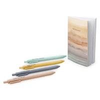 4-pack pen & notebook set with quotes