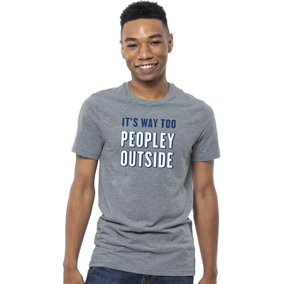 it's way too peopley outside graphic tee - extra large