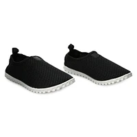 ladies navy blue mesh water shoes