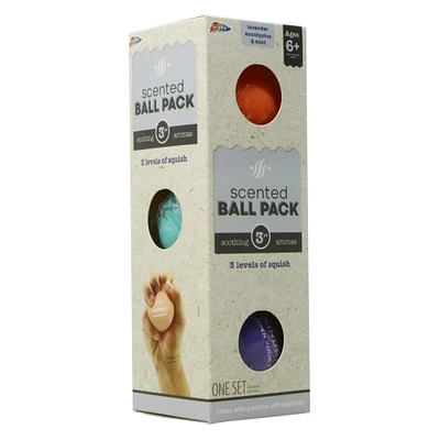 aromatherapy squishy sensory balls 3-pack