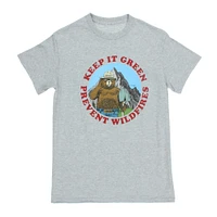 smokey the bear 'keep it green' graphic tee