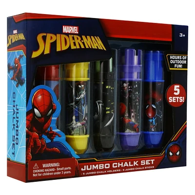 marvel spider-man™ jumbo chalk set 10-piece