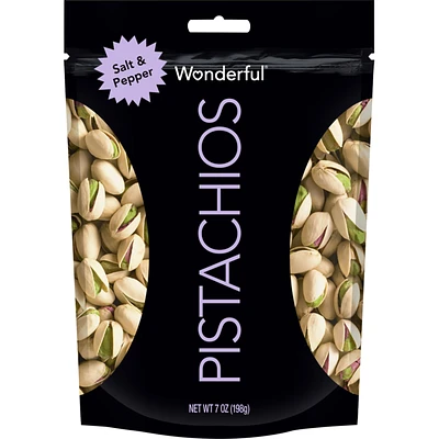 wonderful® pistachios salt & pepper, in shell 7oz