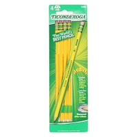 ticonderoga® #2 pencils hb sharpened 4-pack
