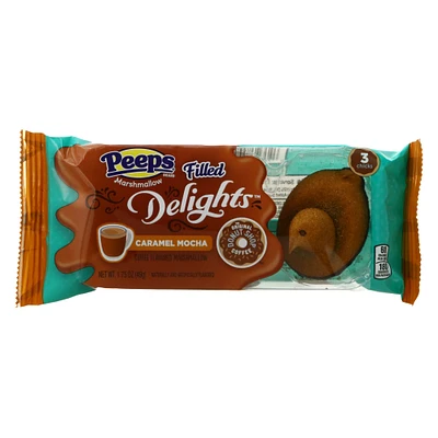 peeps® the original donut shop® caramel mocha filled delights™ 3-count