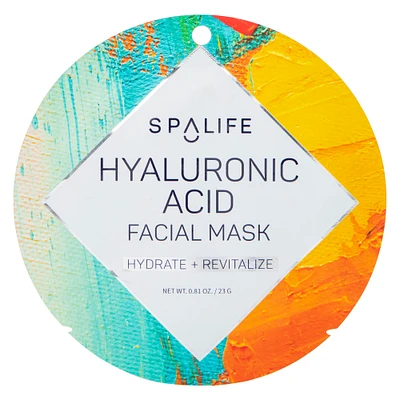 spa life™ hyaluronic acid face mask 0.81oz