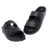 Ladies Eva Double Buckle Sandals